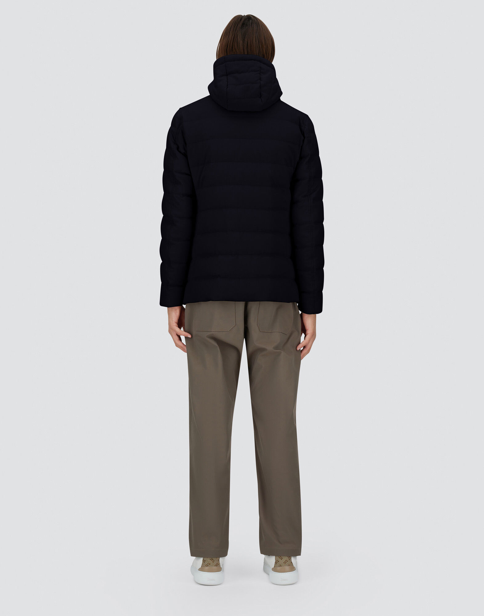メンズ カシミア&シルク ジャケット ネイビーブルー | Herno® (ヘルノ)
