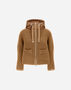 Herno CARDIGAN IN COB STITCH WOOL AND NYLON ULTRALIGHT Camel MP000150D700162157