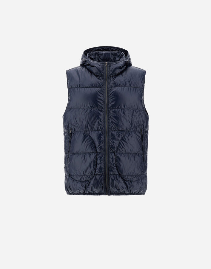 Herno VEST IN NYLON ULTRALIGHT Navy Blue PI001212U120179200