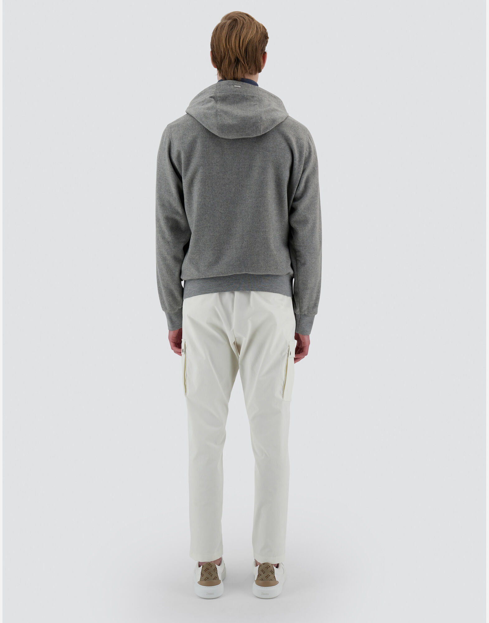 メンズ カシミア RESORT ボンバージャケット ライトグレー | Herno® (ヘルノ)