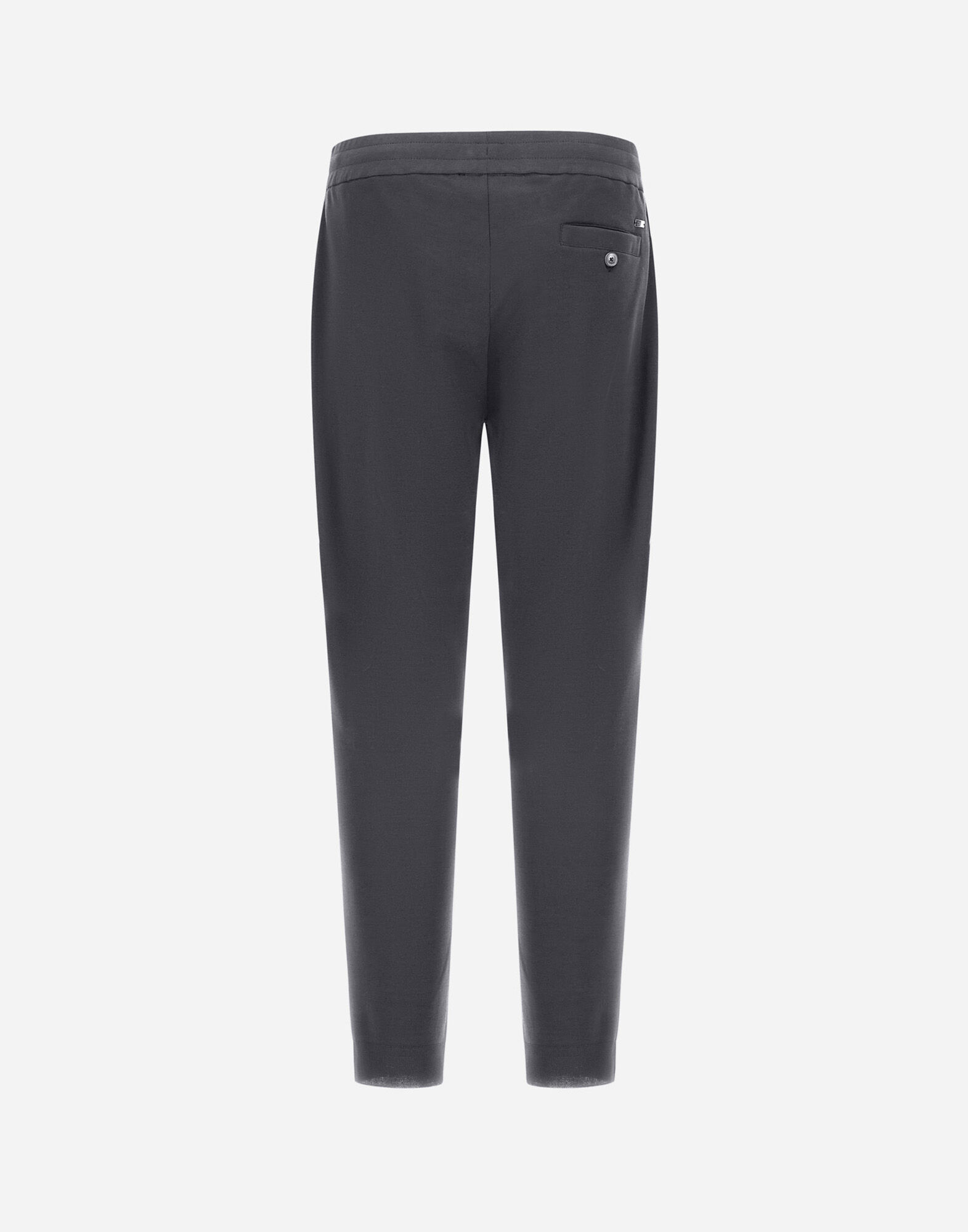 メンズ ジャージーニットエフェクト パンツ ダークグレー | Herno