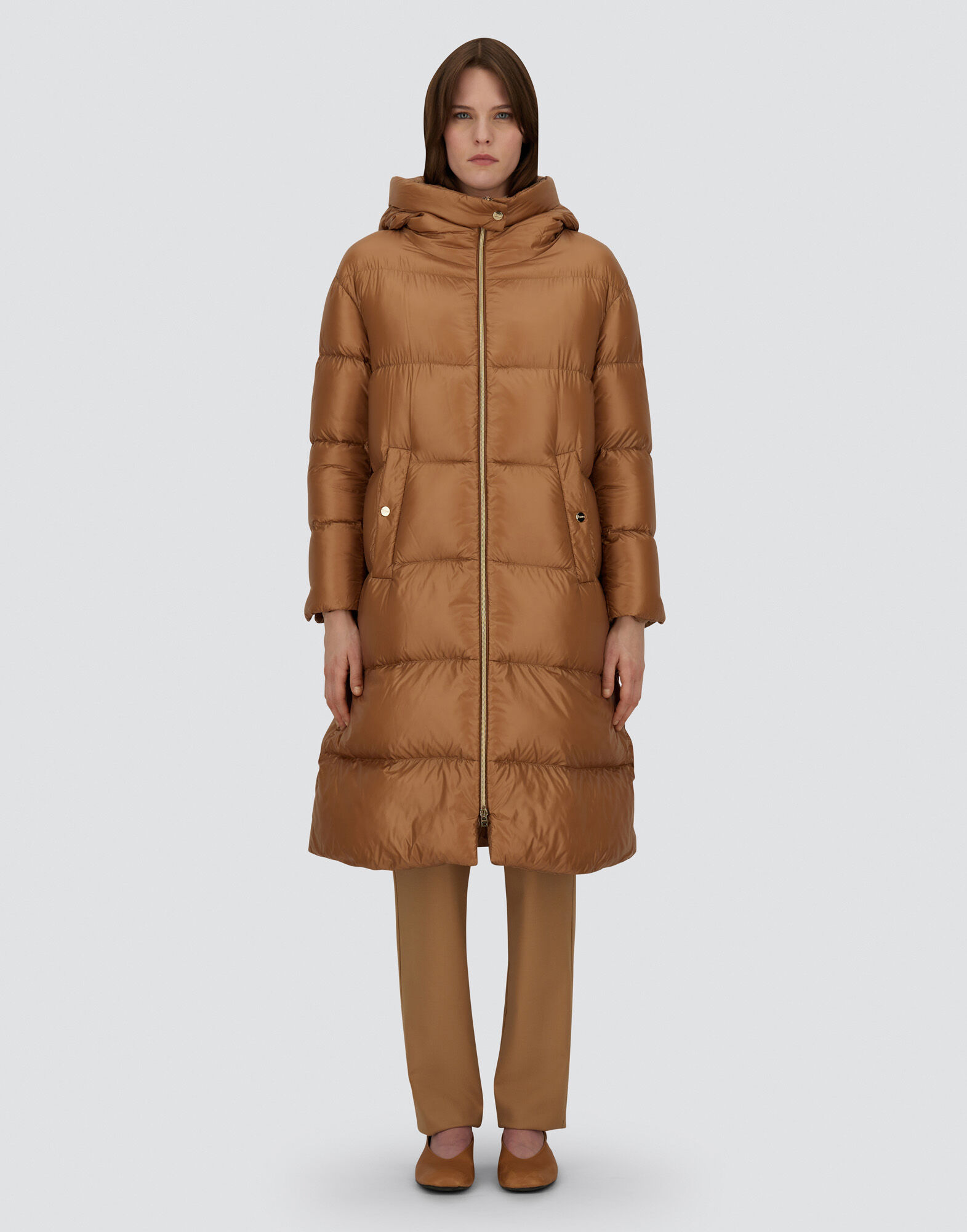 PARKA IN NYLON ULTRALIGHT in Camel for Women | Herno®