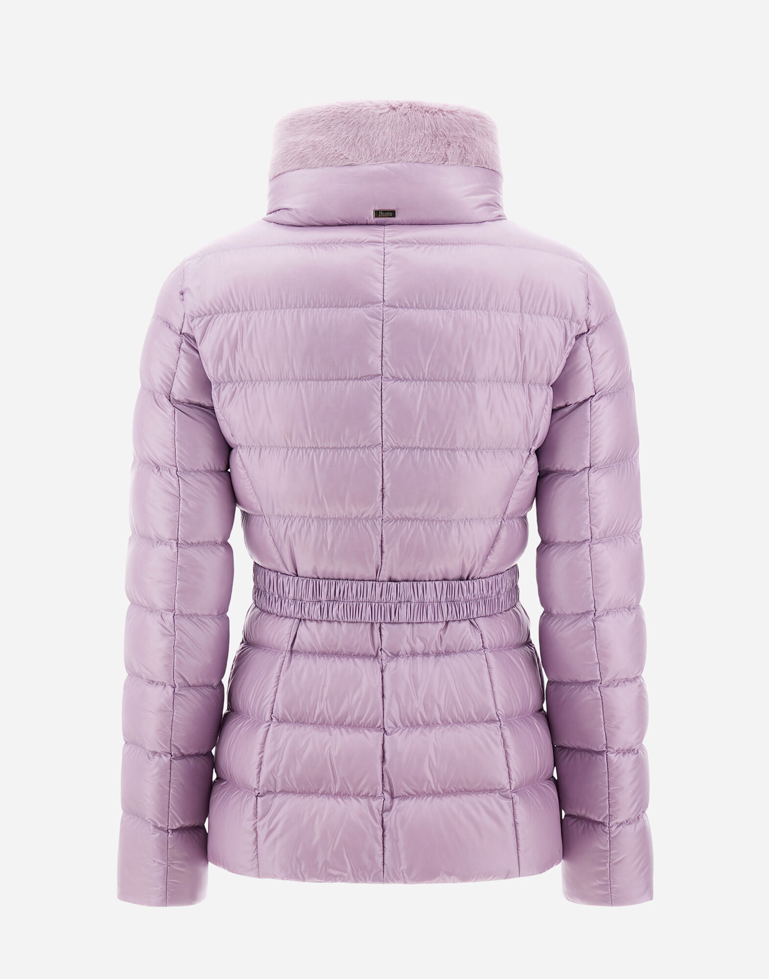 PIUMINO GIACCA COLLO NEW ECOFUR HD in Lilac for Women Herno