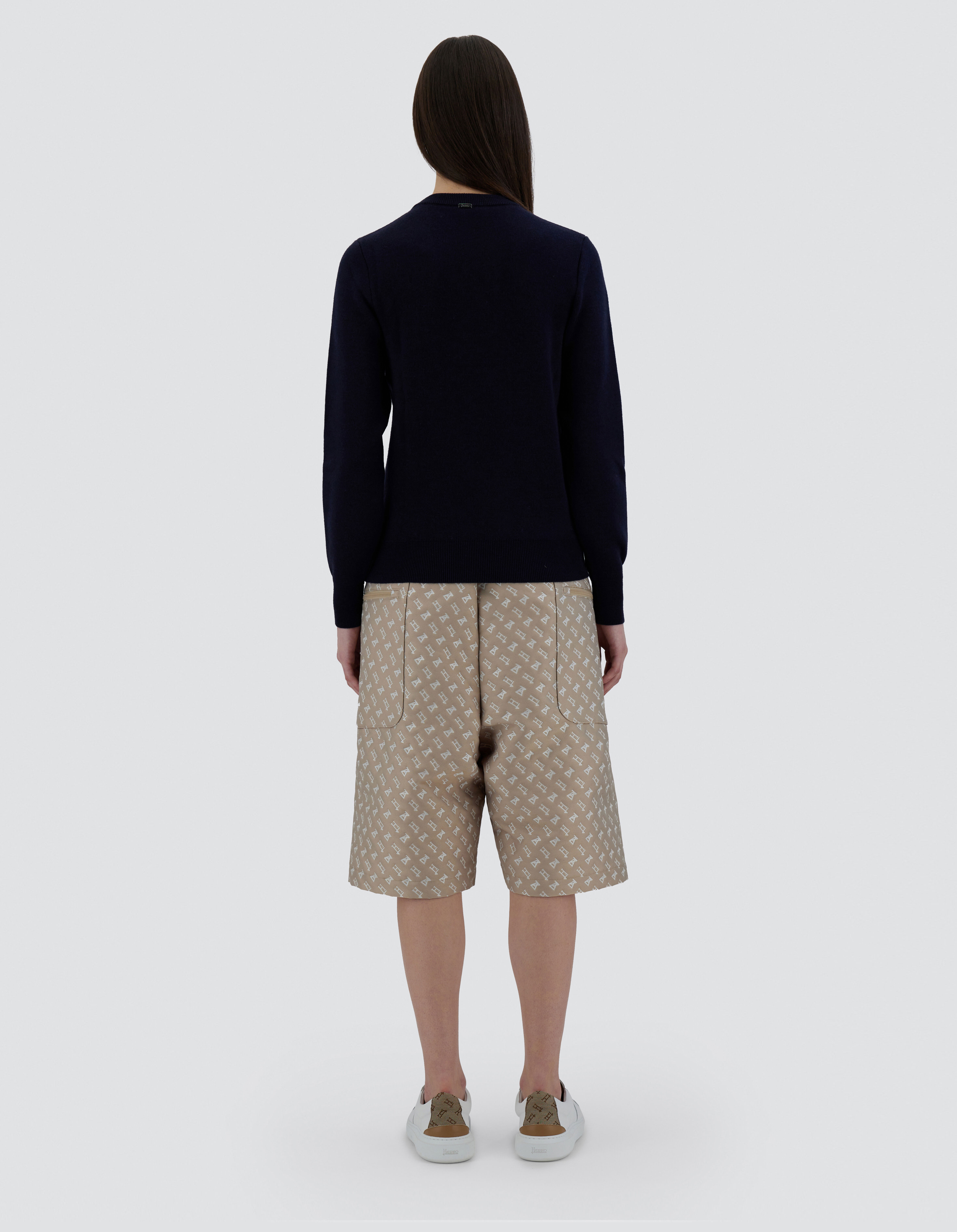 GLOBE PHOTOCROMATIC KNIT セーター ブルー | Herno® (ヘルノ)