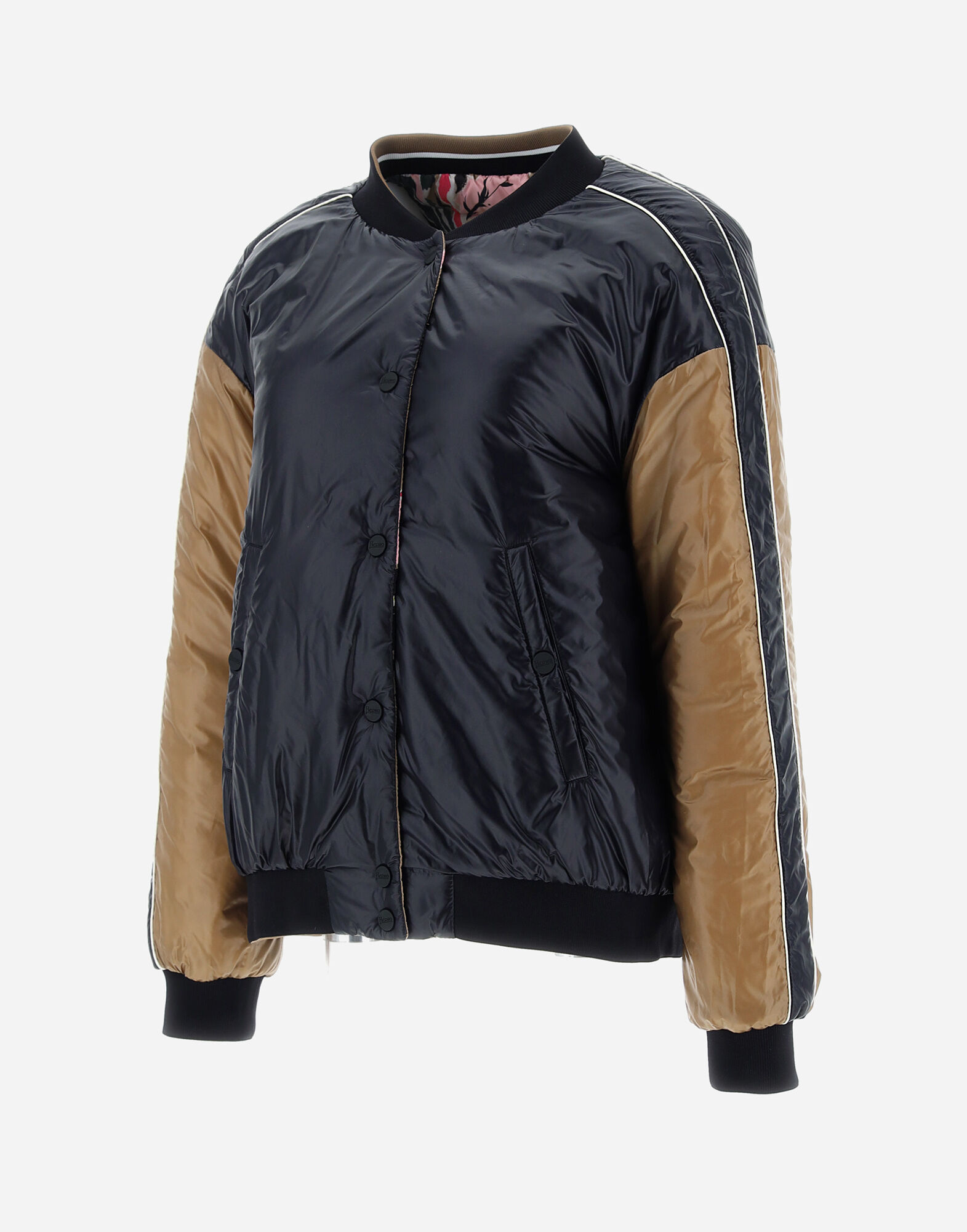 REVERSIBLE BETA FLOWERS, NYLON ULTRALIGHT & NUAGE BOMBER