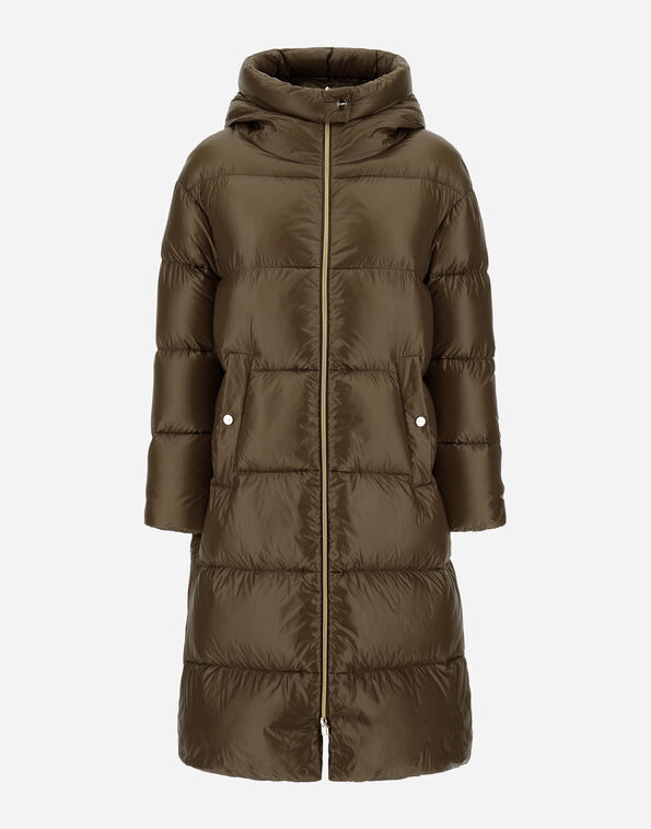 Herno PARKA IN NYLON ULTRALIGHT Military Green PI001519D12017Z7745