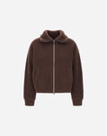 Herno RESORT CARDIGAN IN INFINITY Dark Chocolate MC00034DR702218810