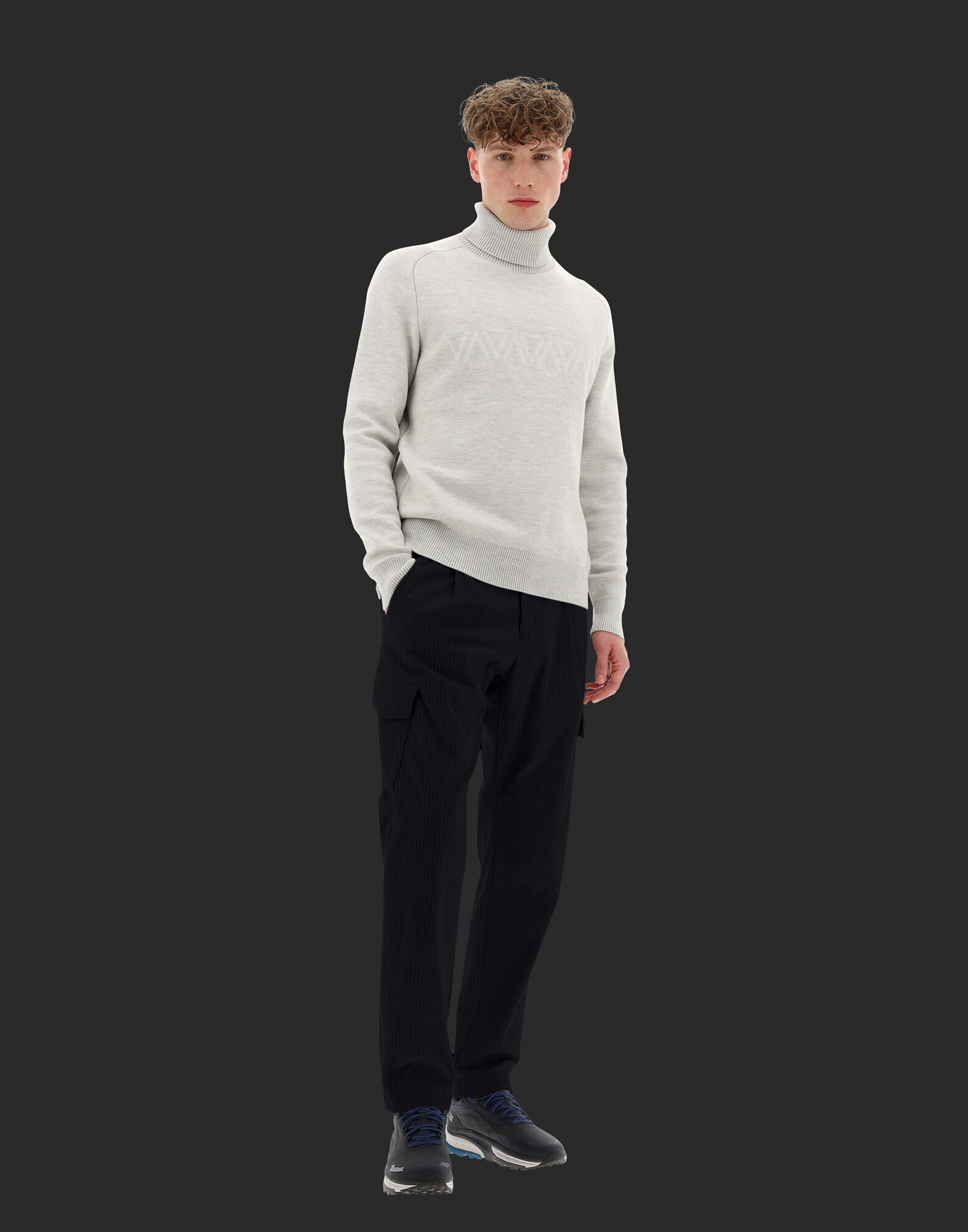 LAMINAR TROUSERS IN PRO VELVET in Black for Men Herno