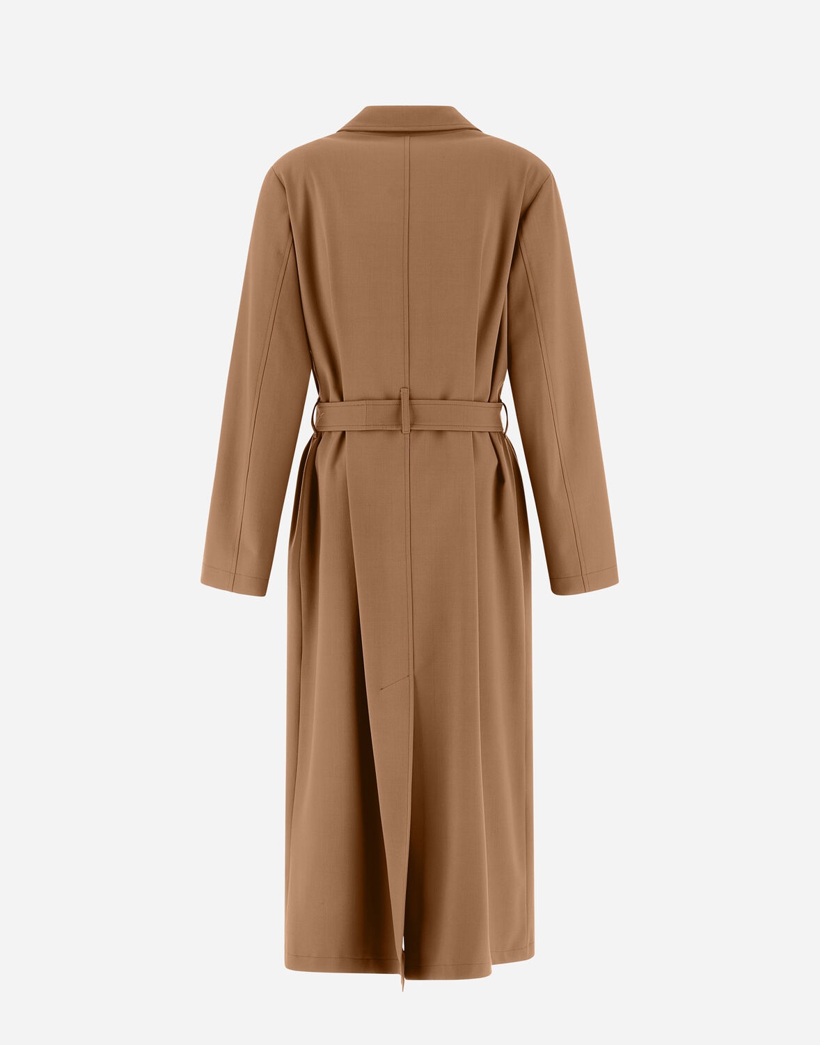 Herno Belted Trench Coat In Camel