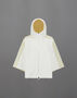 Herno LAMINAR SWEATSHIRT IN STRUCTURED FLEECE AND TECH-POPLIN White JC00023DL560151000