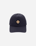Herno BASEBALL CAP IN DELON Navy Blue BER00029D132189200