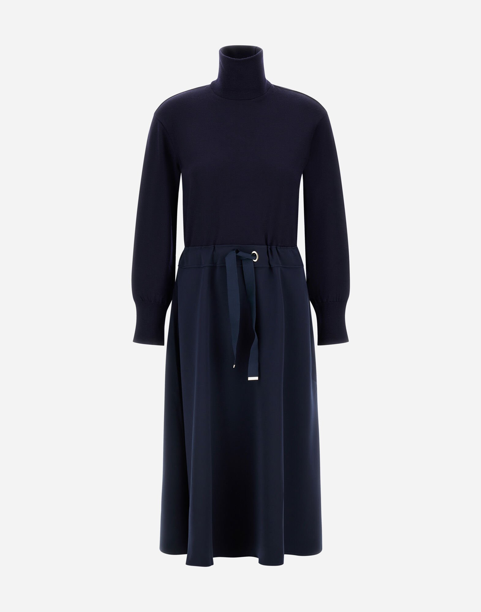 タイムセール 美品　ヘルノ　HELNOネイビー ウール系 ロングコート　38 タイムセール 美品 ヘルノ HELNOネイビー ウール系 ロングコート