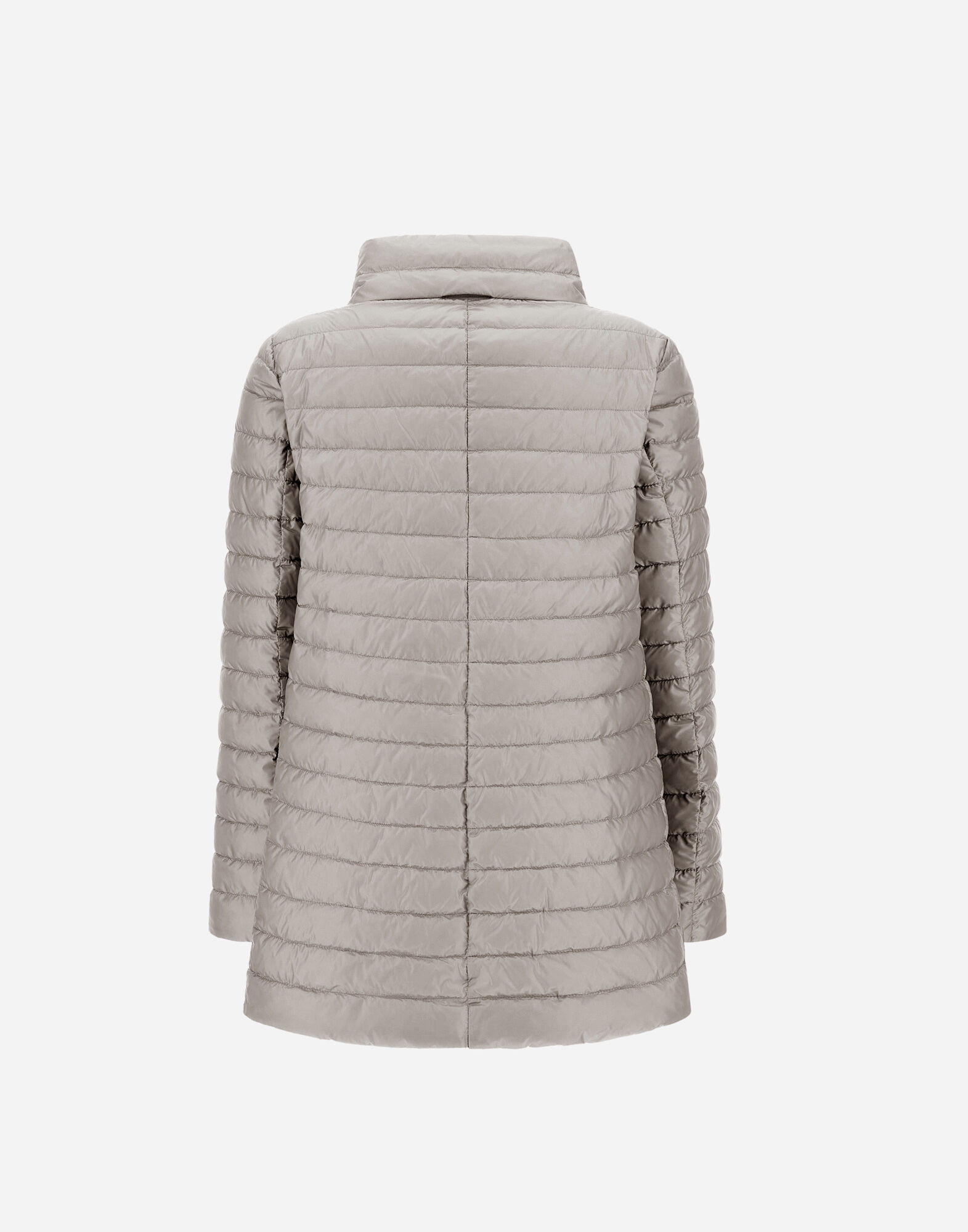 REVERSIBLE A-SHAPE JACKET IN NYLON ULTRALIGHT in Ice/Light