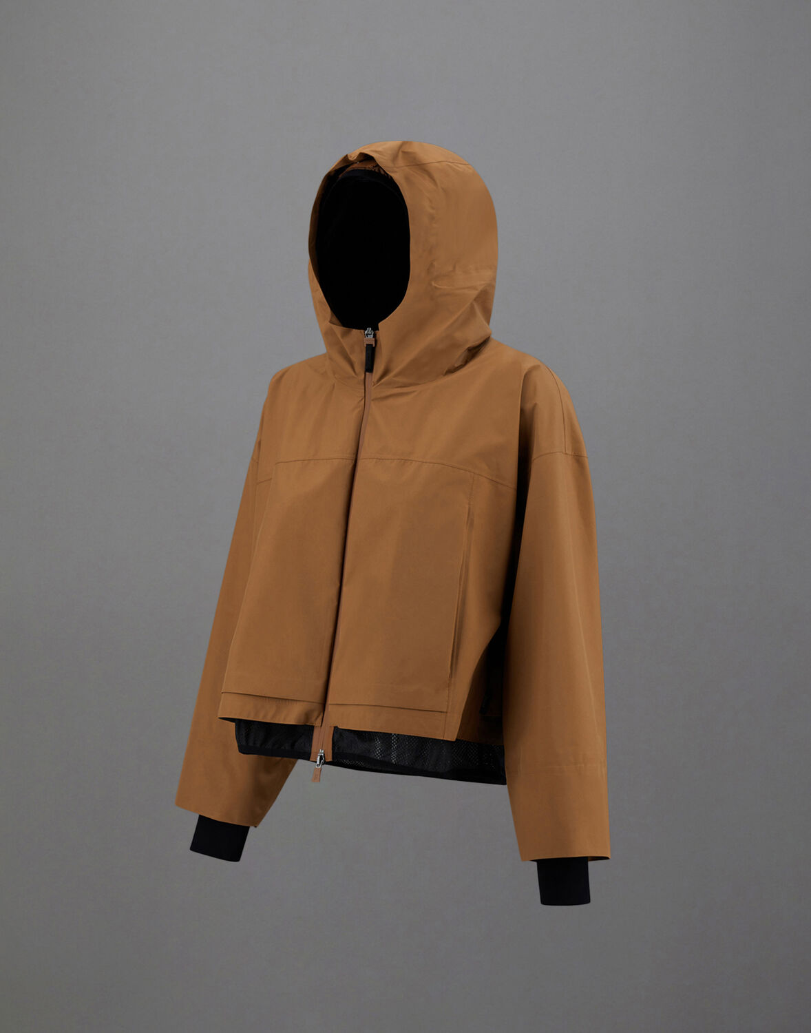 Shop Herno Laminar Jacket In Gore-tex Paclite In Tobacco