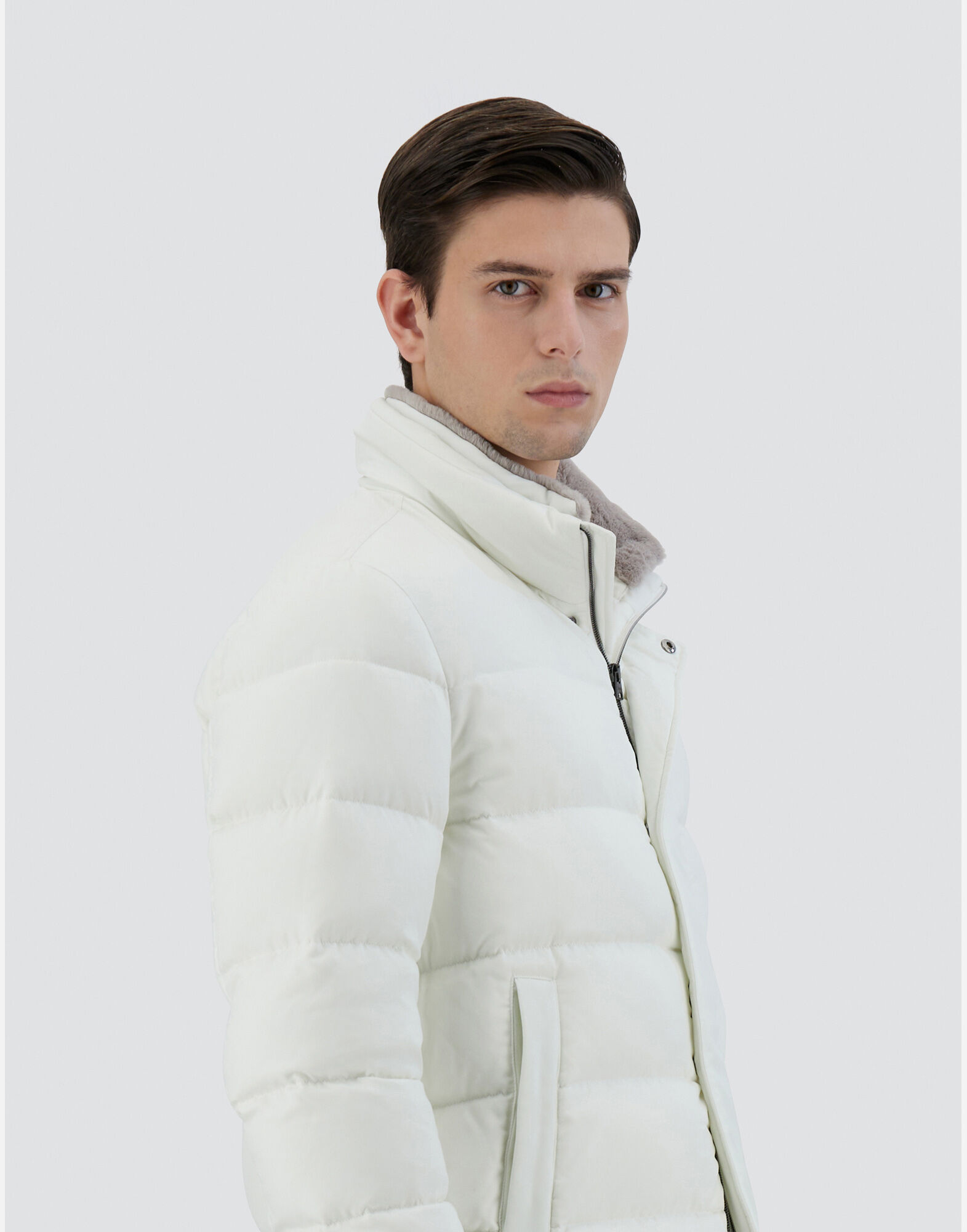 Herno white jacket store