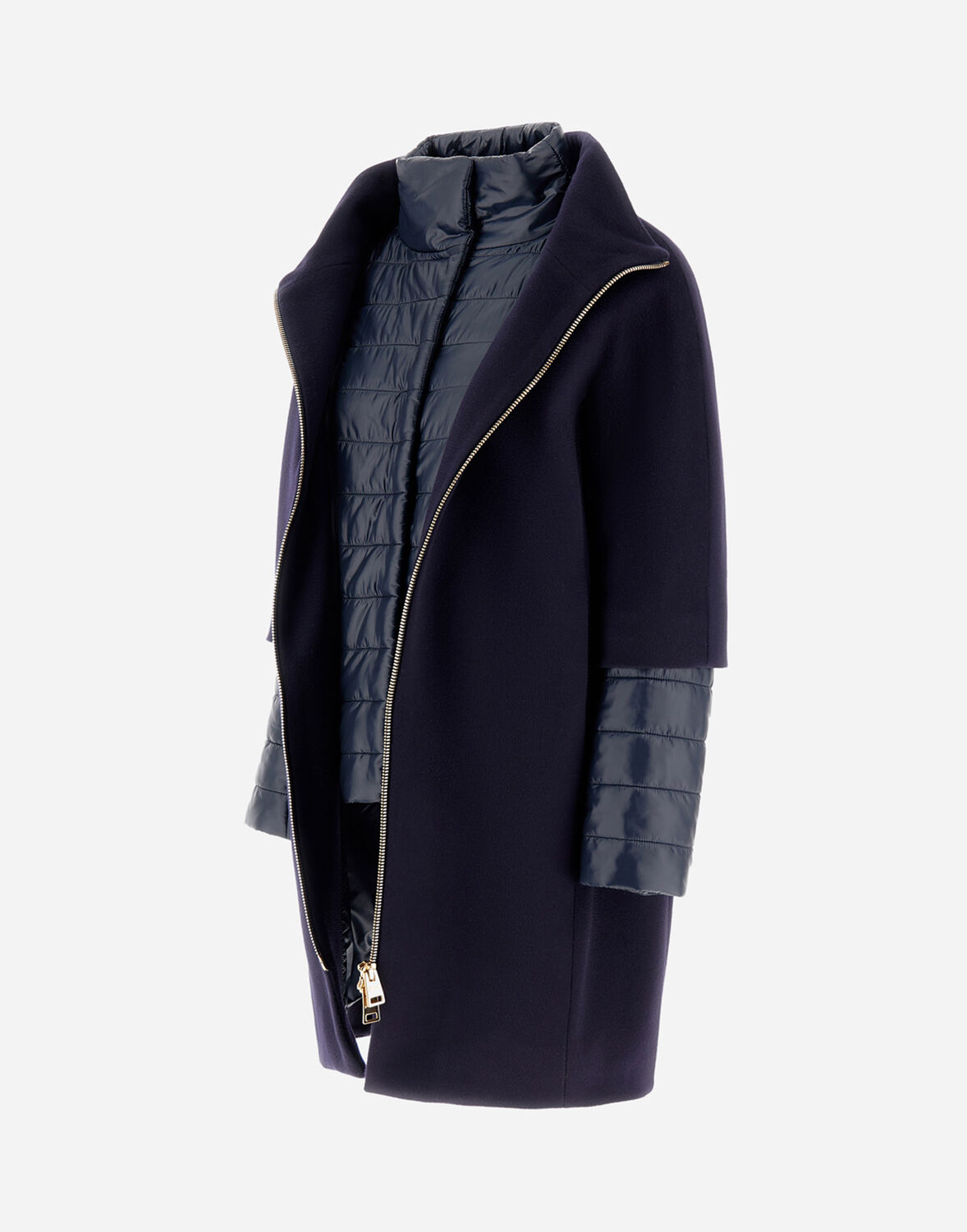 Herno Coat In Navy Blue
