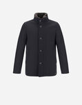 Herno DIAGONAL WOOL JACKET WITH DETACHABLE FUR Navy CA0105U396019290