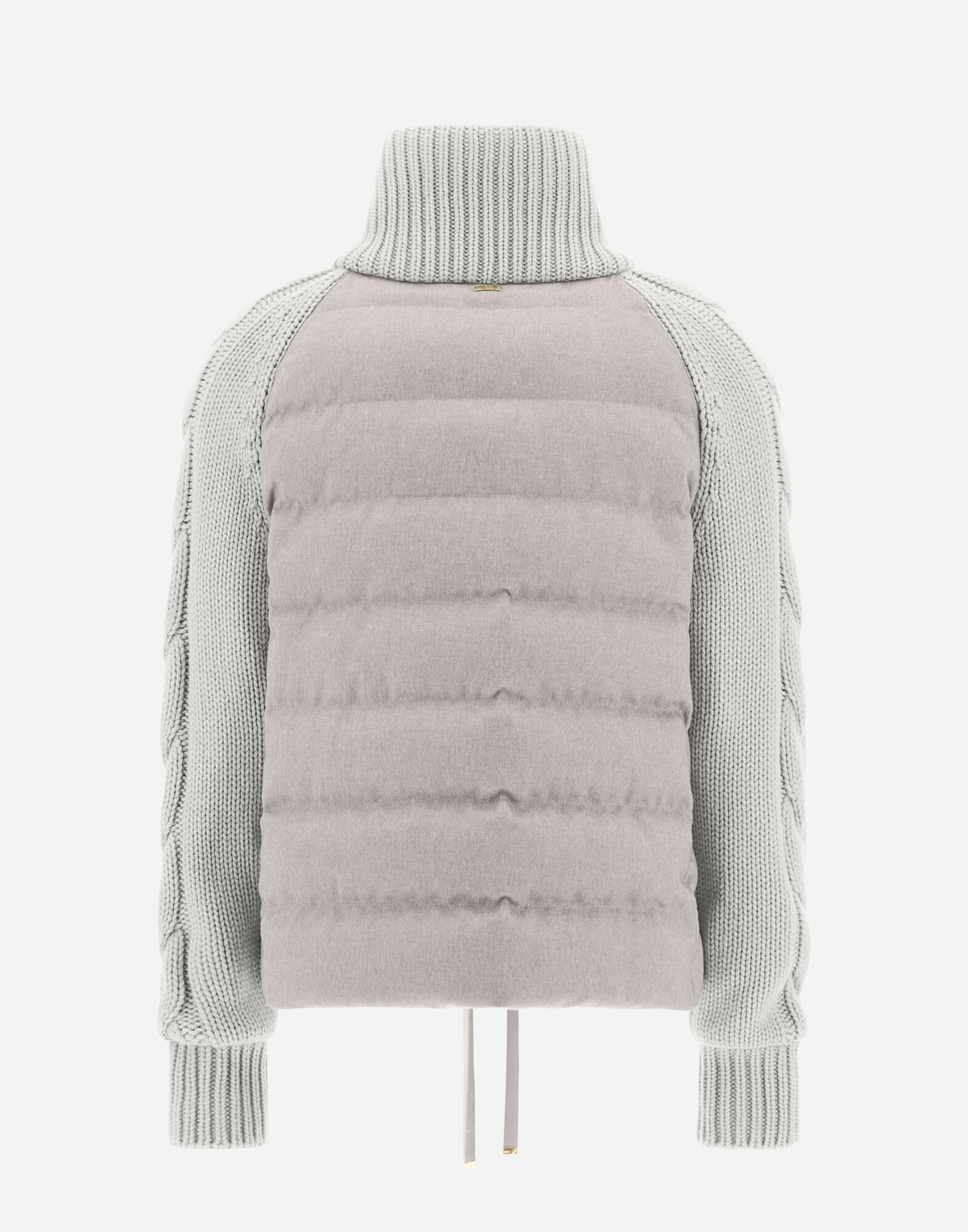 Padded knit jacket top