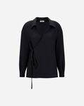 Herno SHIRT IN 100% WOOL FLANNEL Black CM000023D334789300