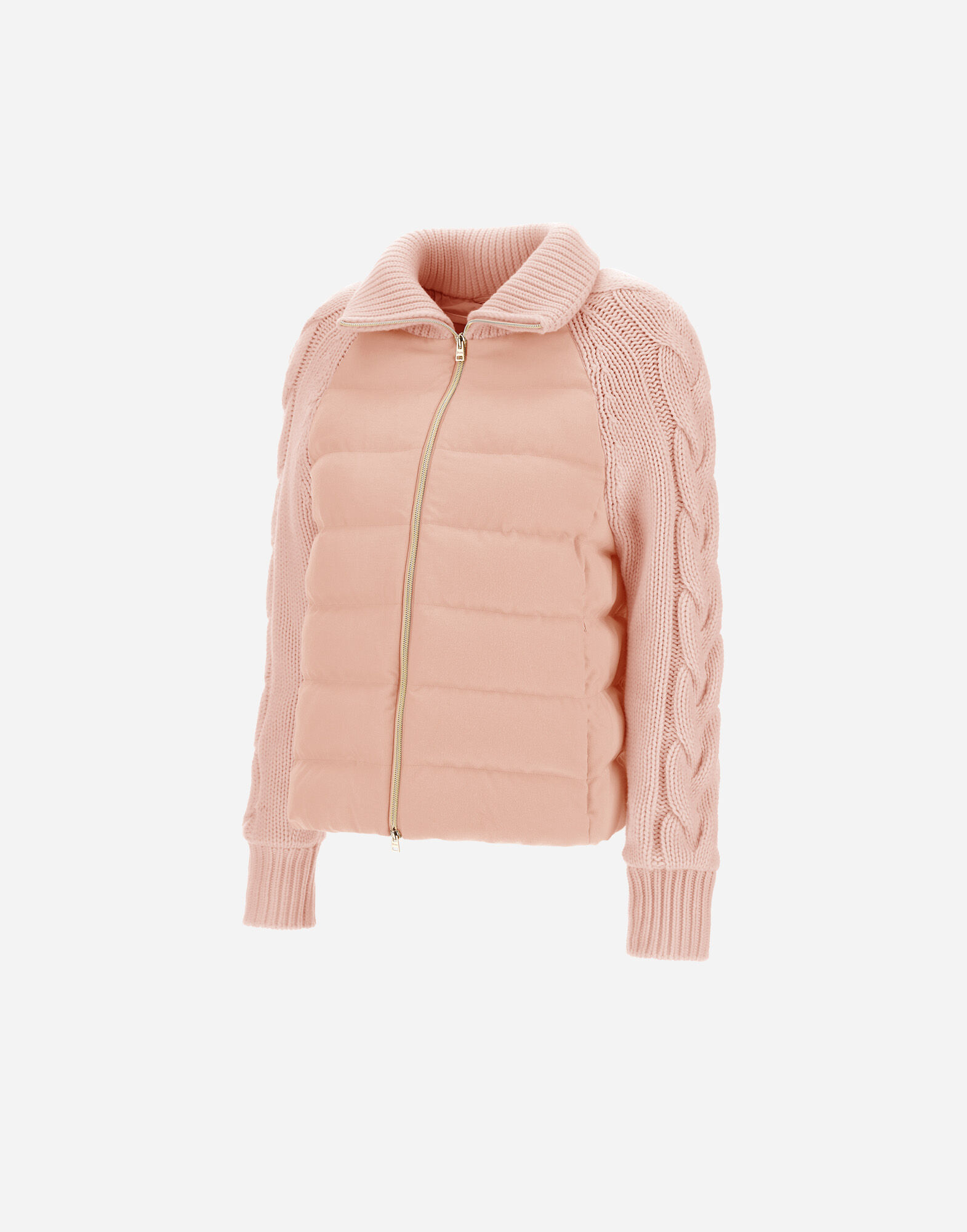 レディース JACKET IN CASHMERE, SILK AND KNIT ライトピンク | Herno® (ヘルノ)