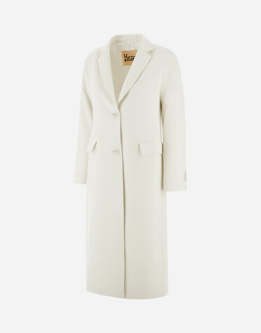 レディース ラグジュアリーウール コート ホワイト | Herno® (ヘルノ) 