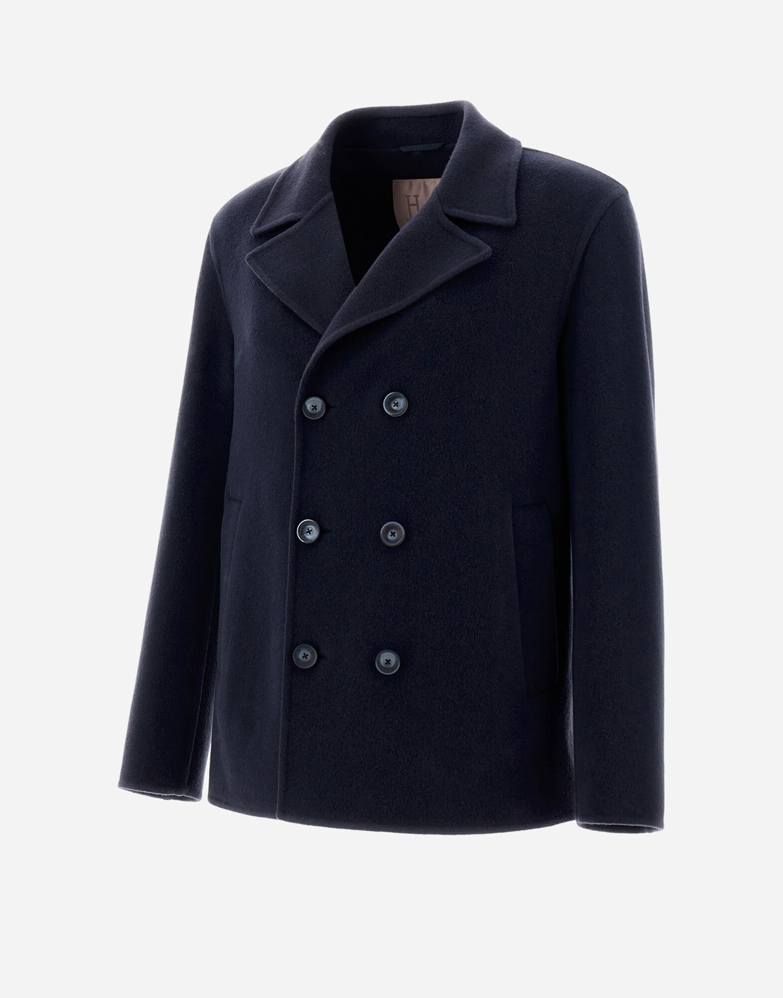 Long blue peacoat store