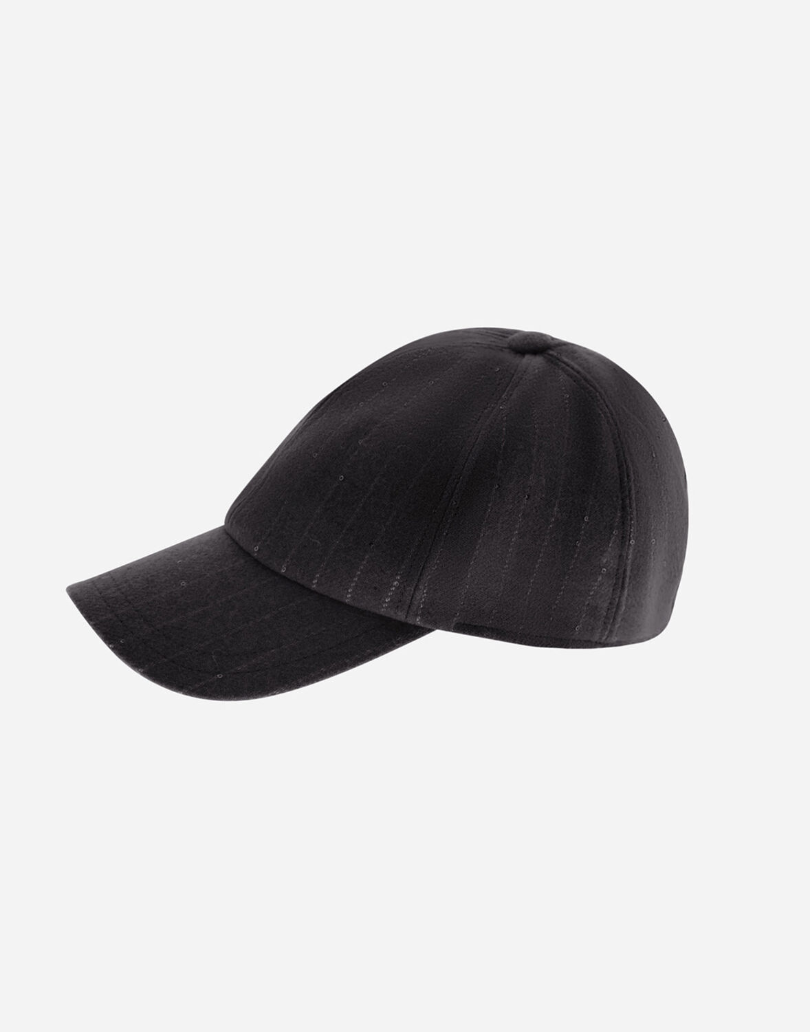 HERNO BASEBALL CAP IN TWINKLE PINSTRIPED 