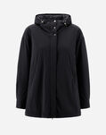 Herno RESORT A-SHAPE JACKET IN PONENTE Black GC00060DR12387S9300