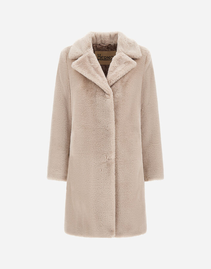 Herno ALPACA JACKET WITH FRINGING Chantilly GC000611D124221985