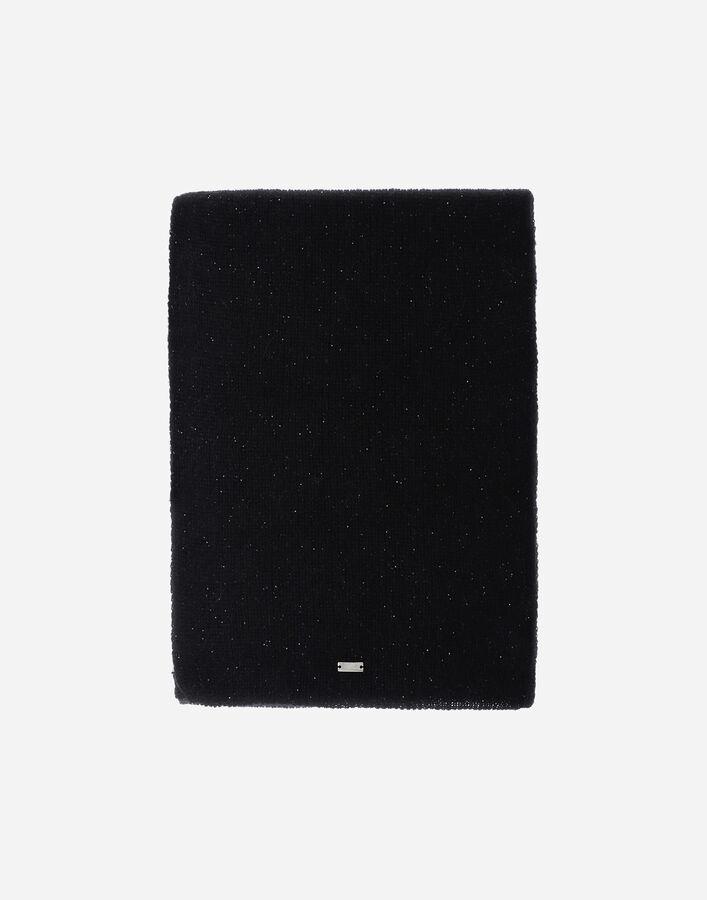 Herno FISHERMAN'S RIB MOHAIR SCARF Black SCP00045D703609300