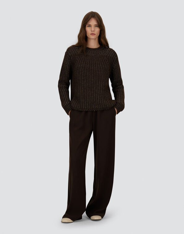 TROUSERS IN MATT CREPE SATIN Herno product thumbnail image view 2