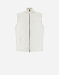 Herno VEST IN CASHMERE, SILK AND KNIT Ivory PI001183U380871200