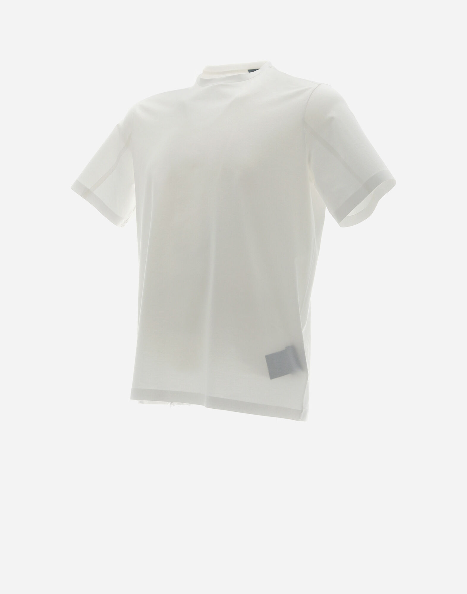 T-SHIRT AUS SUPERFINE COTTON STRETCH in Weiß für Herren | Herno®