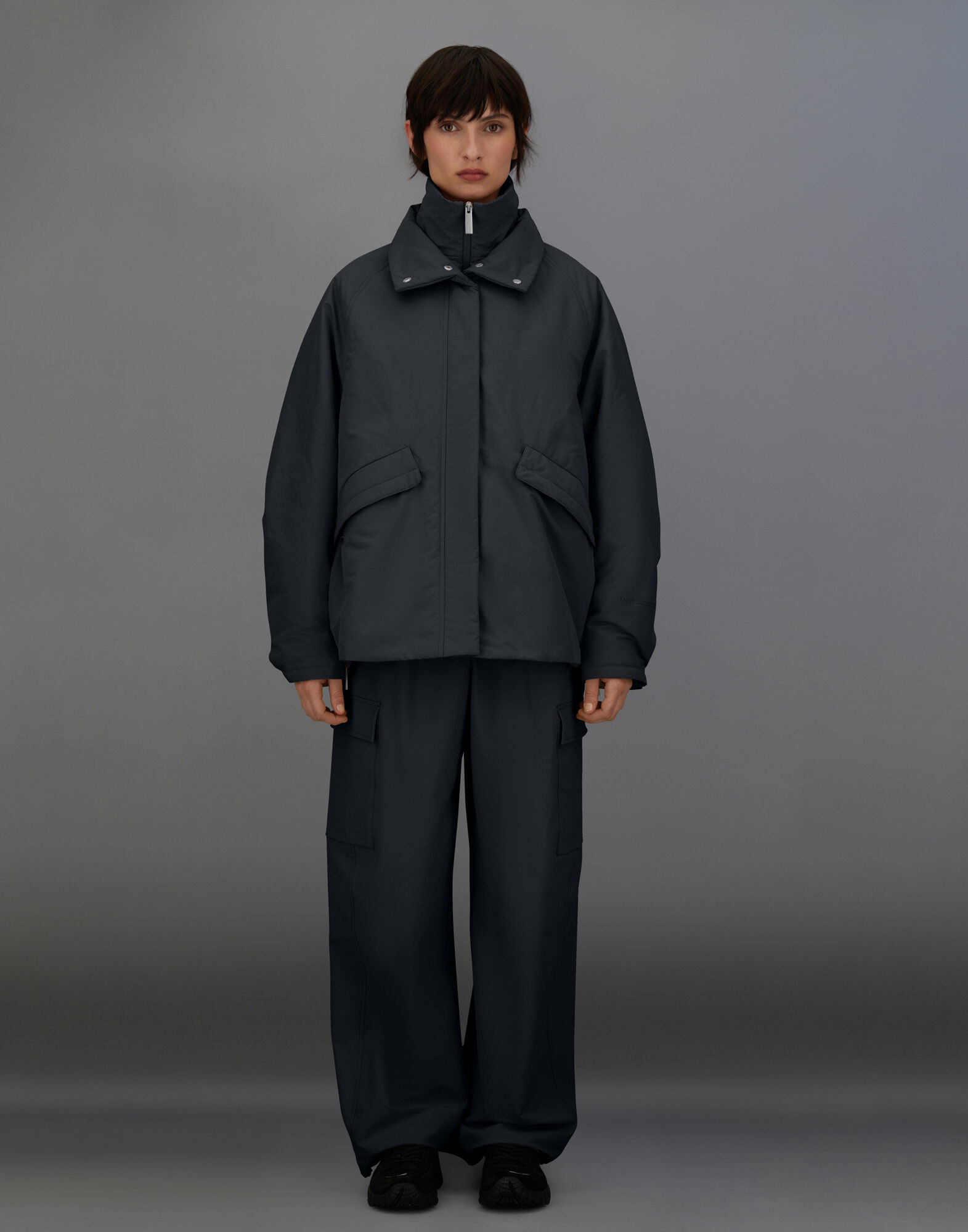 LAMINAR JACKET IN ORGANIC TECH in Black | Herno®