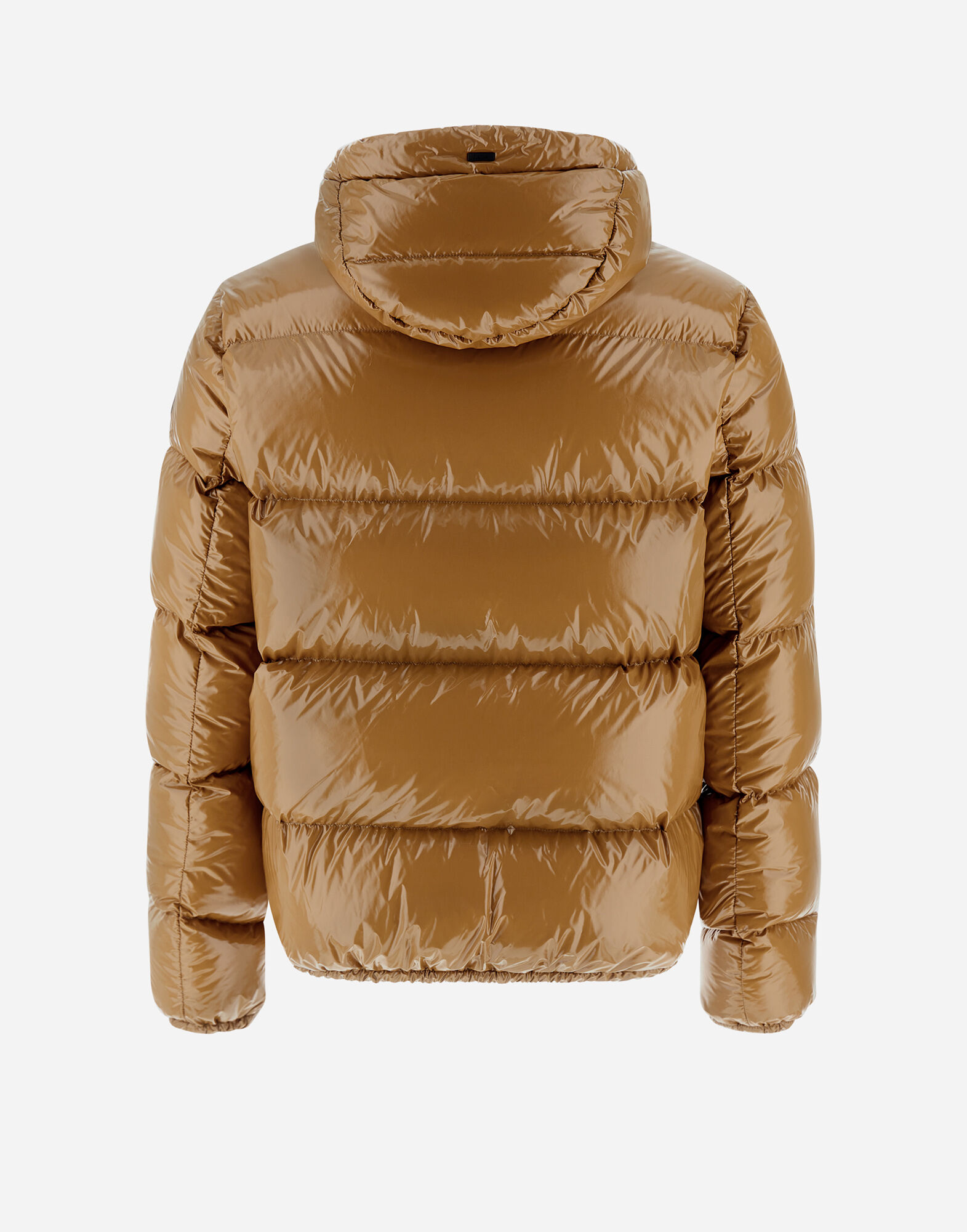 BOMBER JACKET IN GLOSS in Camel for Men Herno