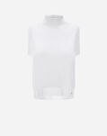 Herno GLAM KNIT EFFECT TOP White JL000105D520561000