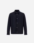 Herno RESORT SHACKET IN CASHMERE SILK Navy Blue GI00092UR380879200