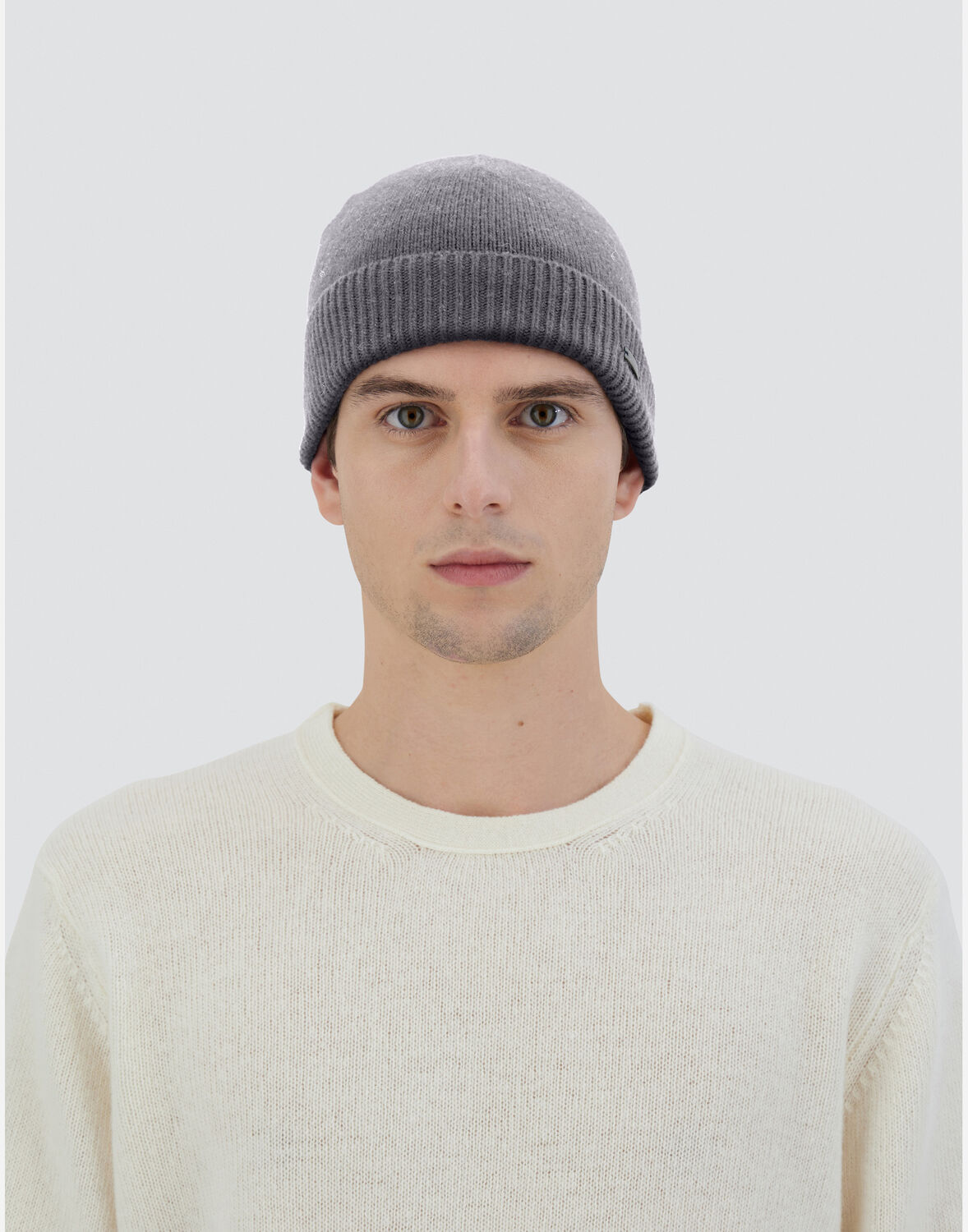 Herno インフィニティ ベーシック ニットキャップ In Grey