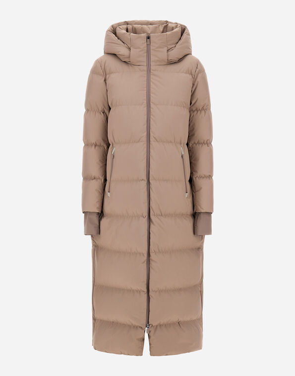 Herno LONG JACKET IN 2-LAYER WINDSTOPPER Light Taupe PI002046D128402600