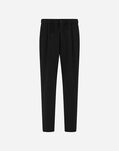 Herno LIGHT COMFORT STRETCH WOVEN TROUSERS Black PT000155U12773S9300