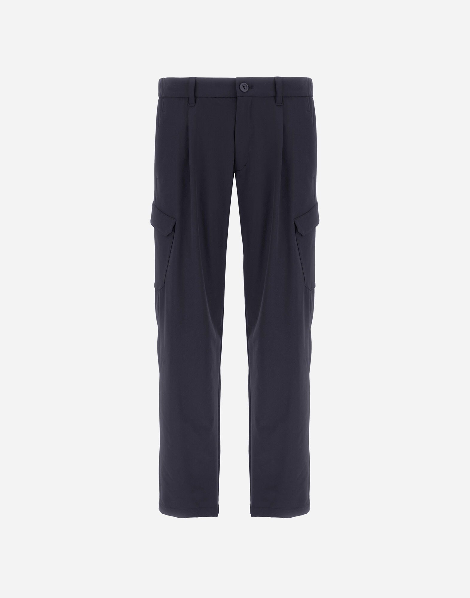 メンズ LIGHT COMFORT STRETCH WOVEN CARGO TROUSERS ブルー | Herno