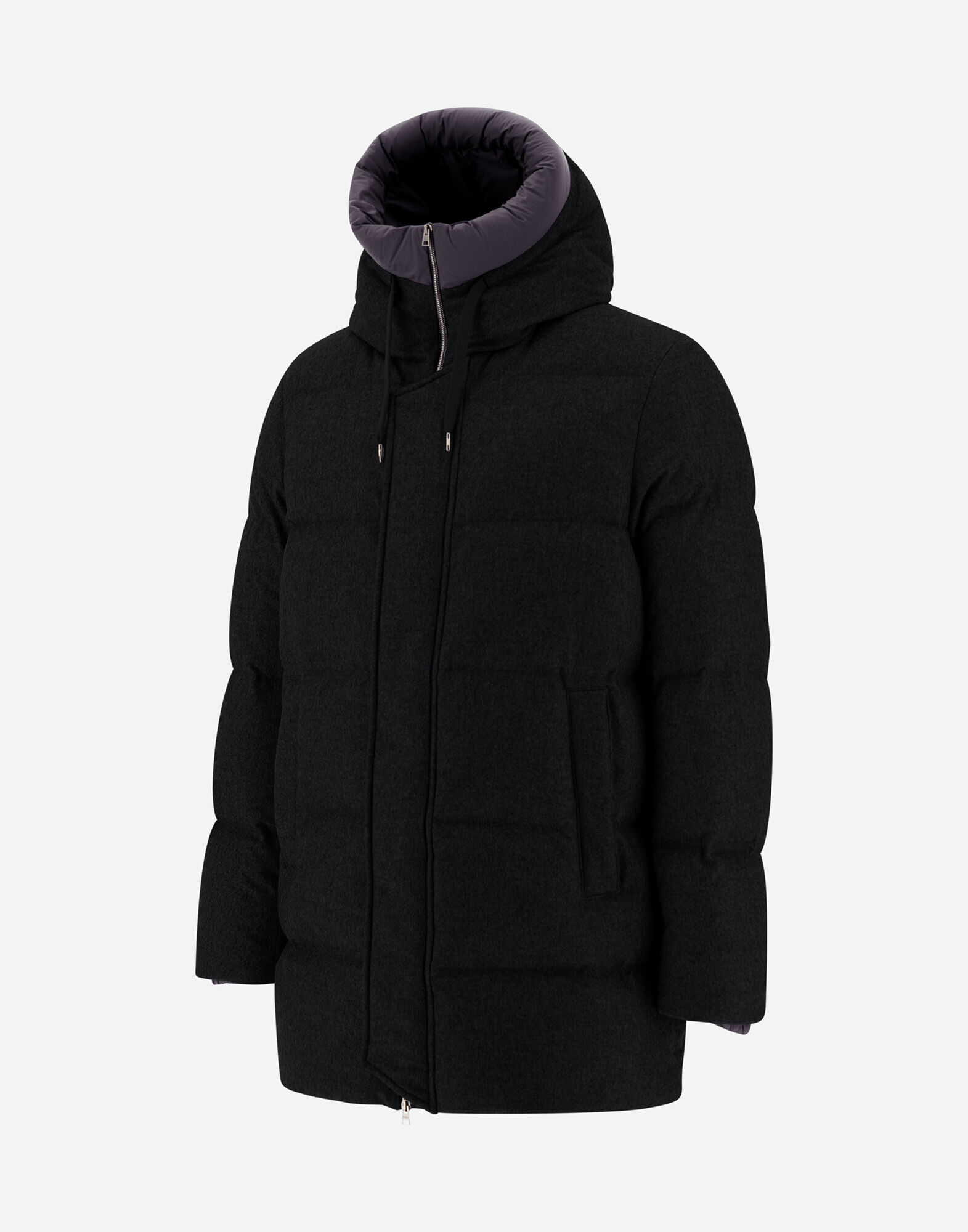 【イタリア製】HERNO ジャケット　黒 メンズ JACKET IN CASHMERE, SILK AND ECOAGE ブラック | Herno® (ヘルノ)