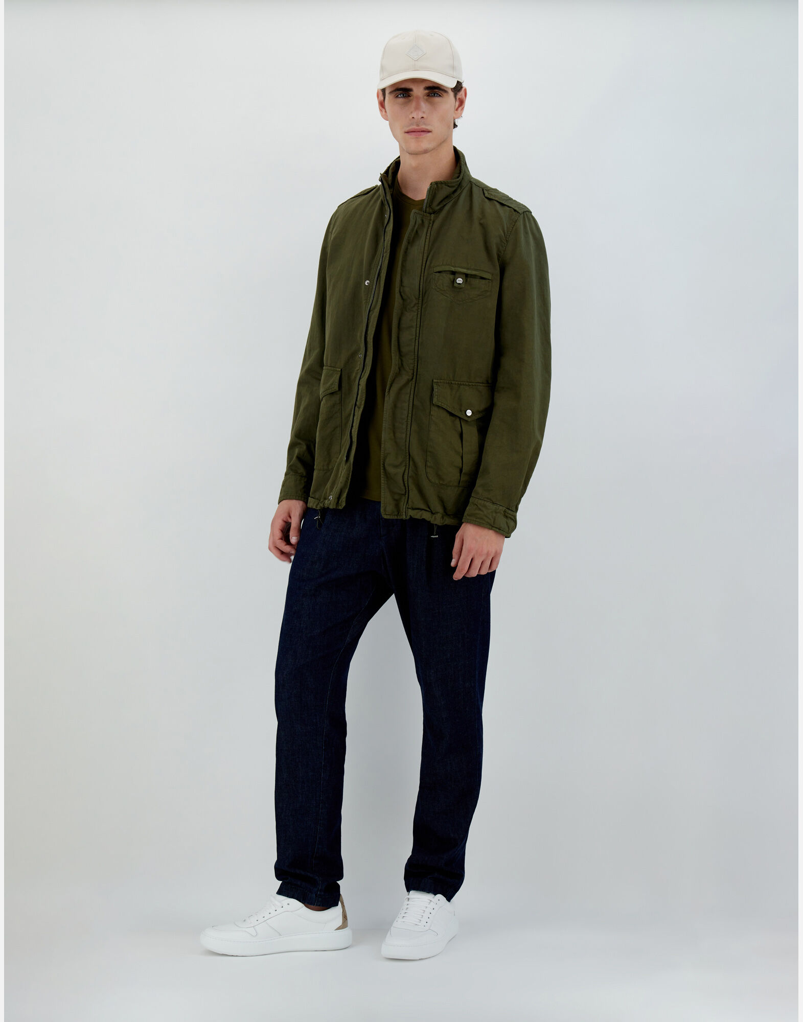 Garment dyed field jacket shop