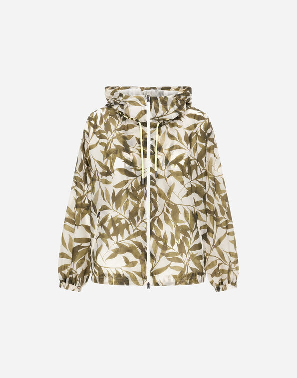 Herno JACKET IN PRINTED RIPSTOP Green/Cream GI000375D128667710