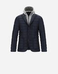 Herno BLAZER NYLON ULTRALIGHT AND FLEECE Blue Navy PI0615U120209200