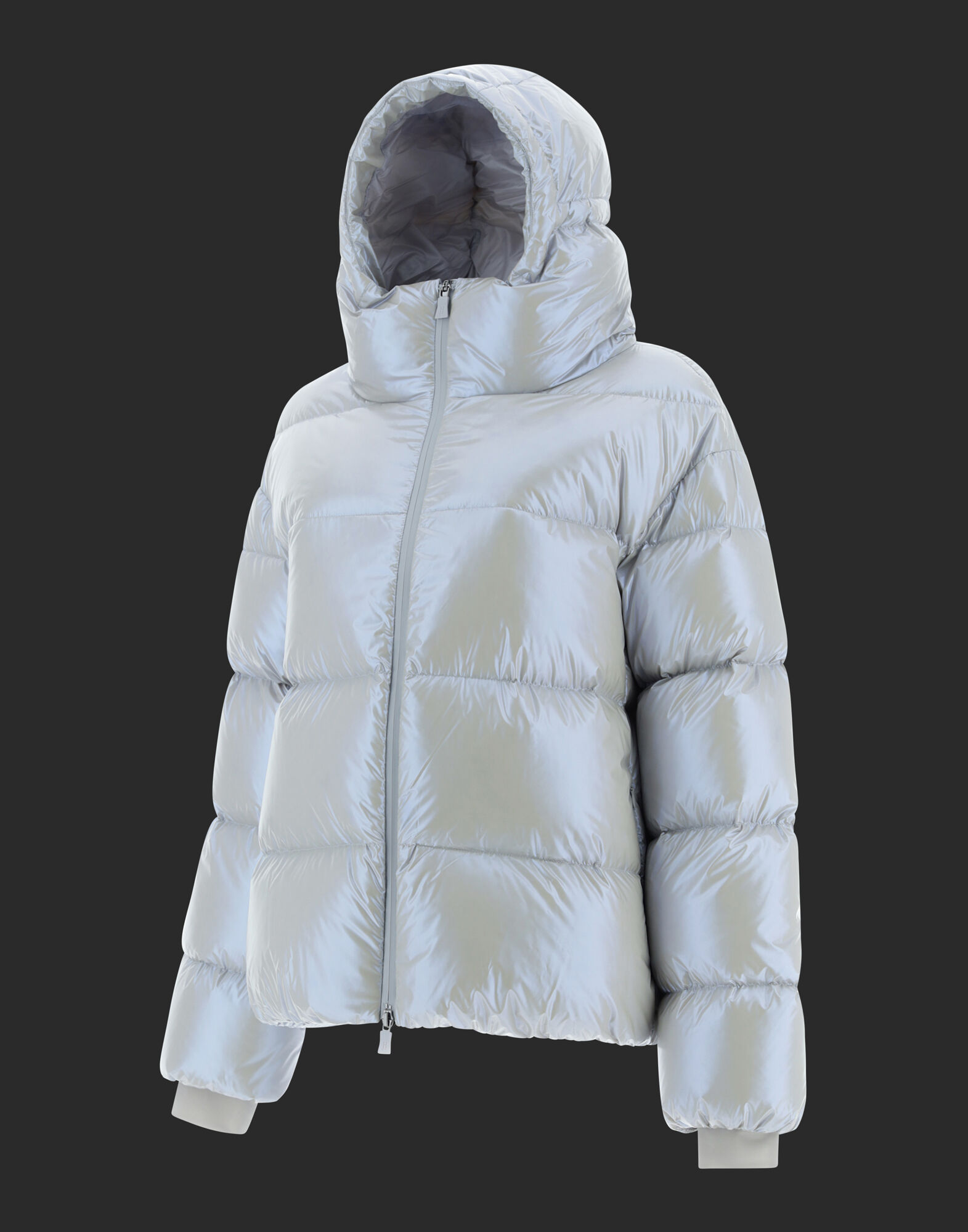 White puffer bomber jacket hotsell