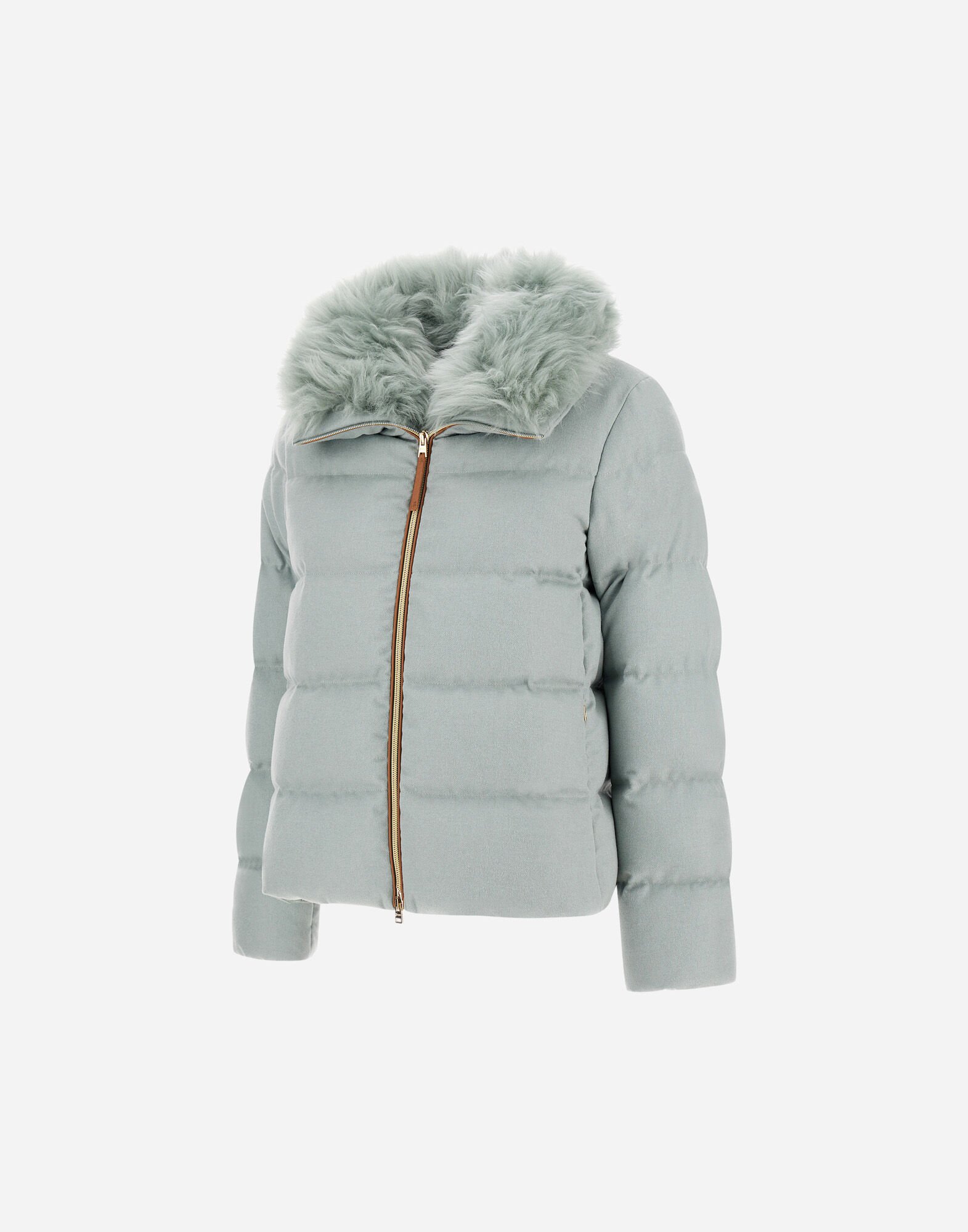 レディース シルクカシミア&Hモノグラム ジャケット セージ | Herno