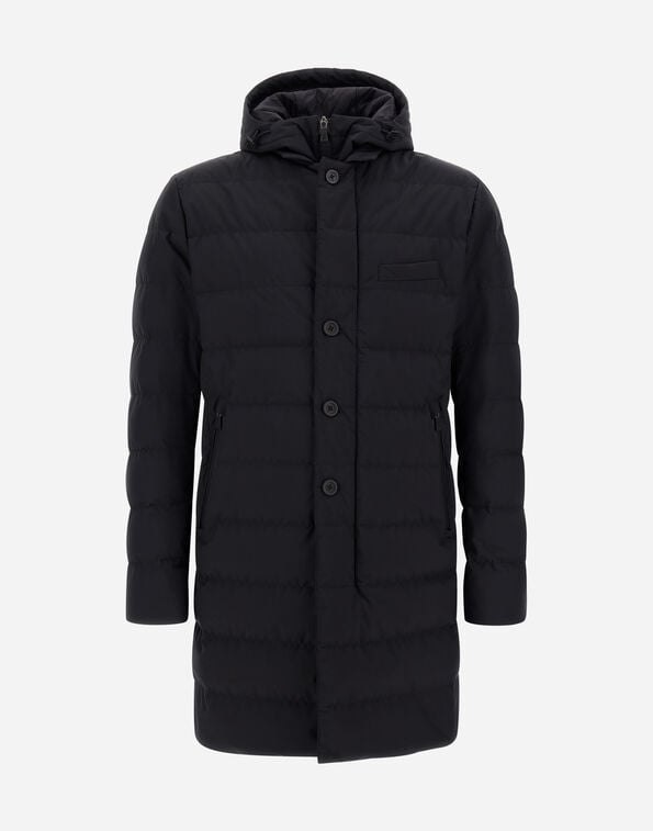 Herno 2 LAYER WINDSTOPPER LONG JACKET Black PI001239U128409300