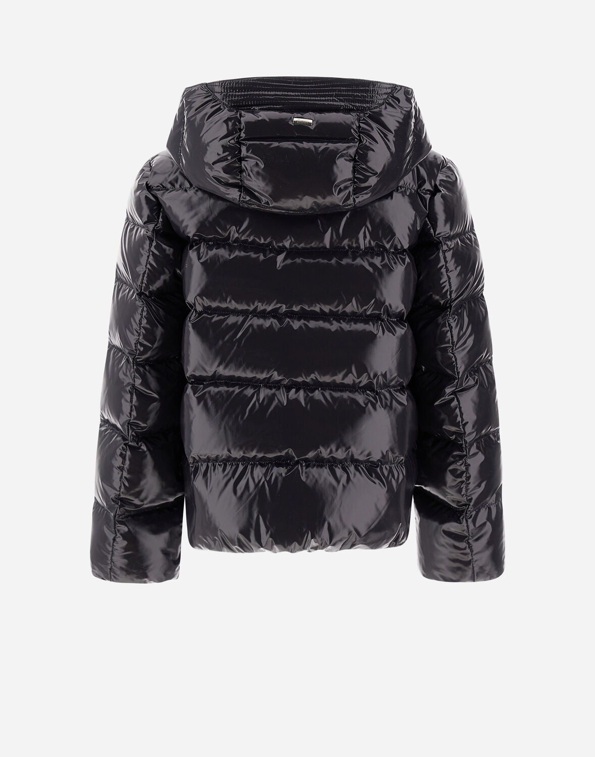 Herno Bomber Jacket In Gloss In Iron