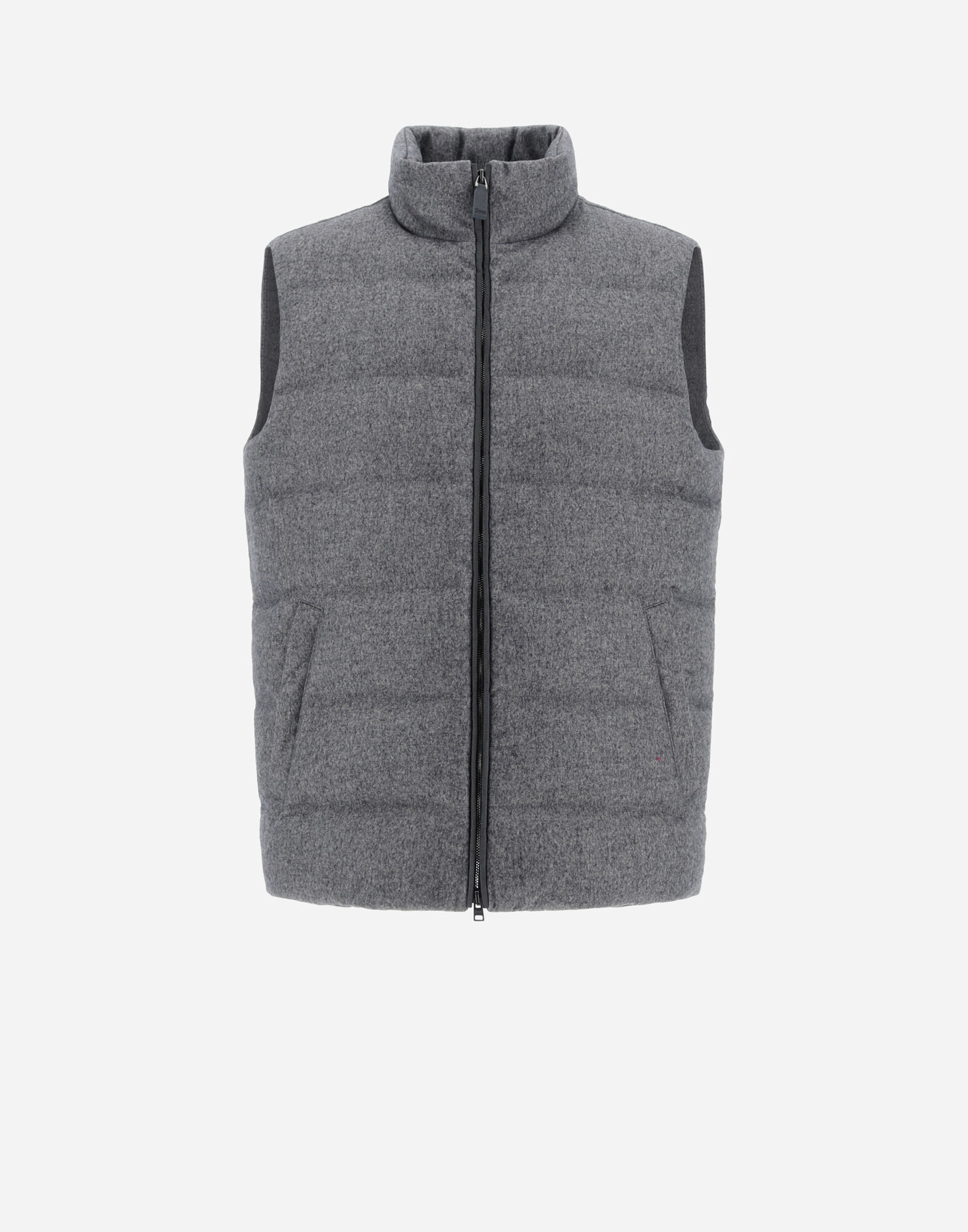 GILET HERNO UOMO MAIN 2 PIUME in Light Grey Dark Grey for Men Herno
